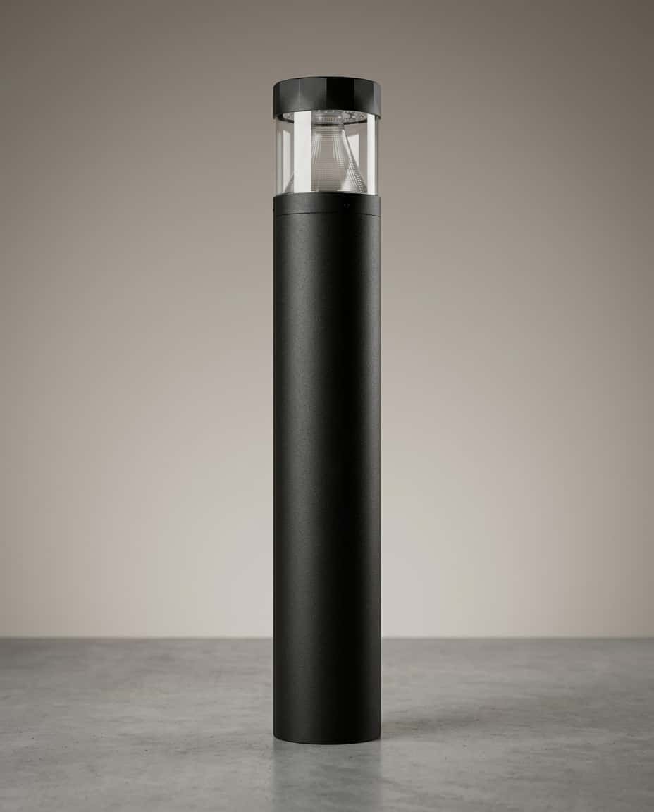 Projekt Supply Cast Aluminum Bollard Round LB 22W Tunable