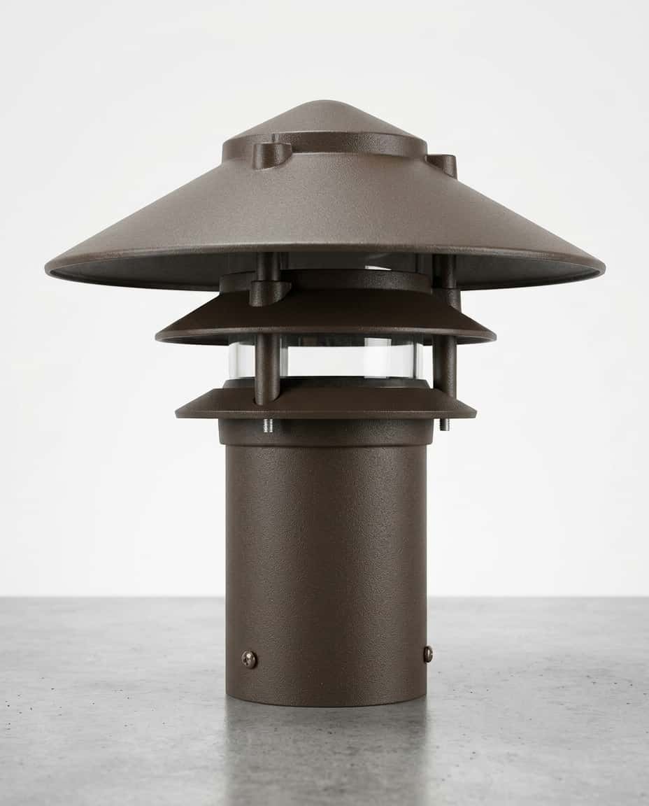 Projekt Supply Cast Aluminum Pagoda 3-Tier 3" Base 10" Top