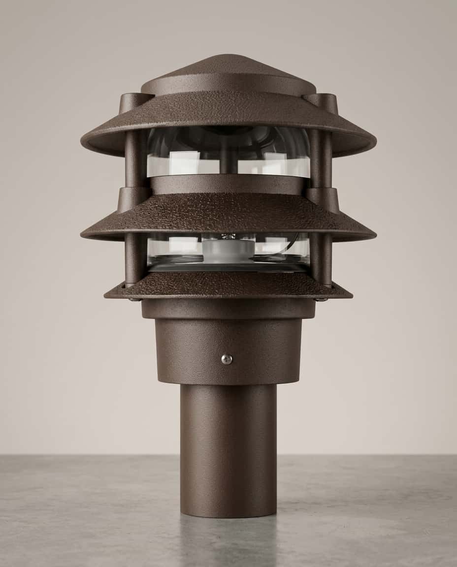 Projekt Supply Cast Aluminum Pagoda 3-Tier 3" Base 6" Top