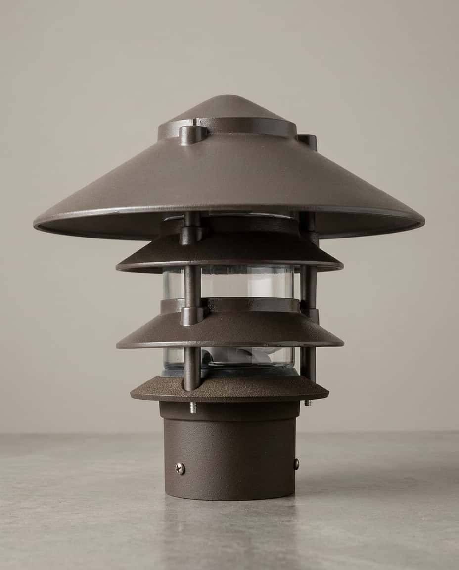 Projekt Supply Cast Aluminum Pagoda 4-Tier 3" Base 10" Top