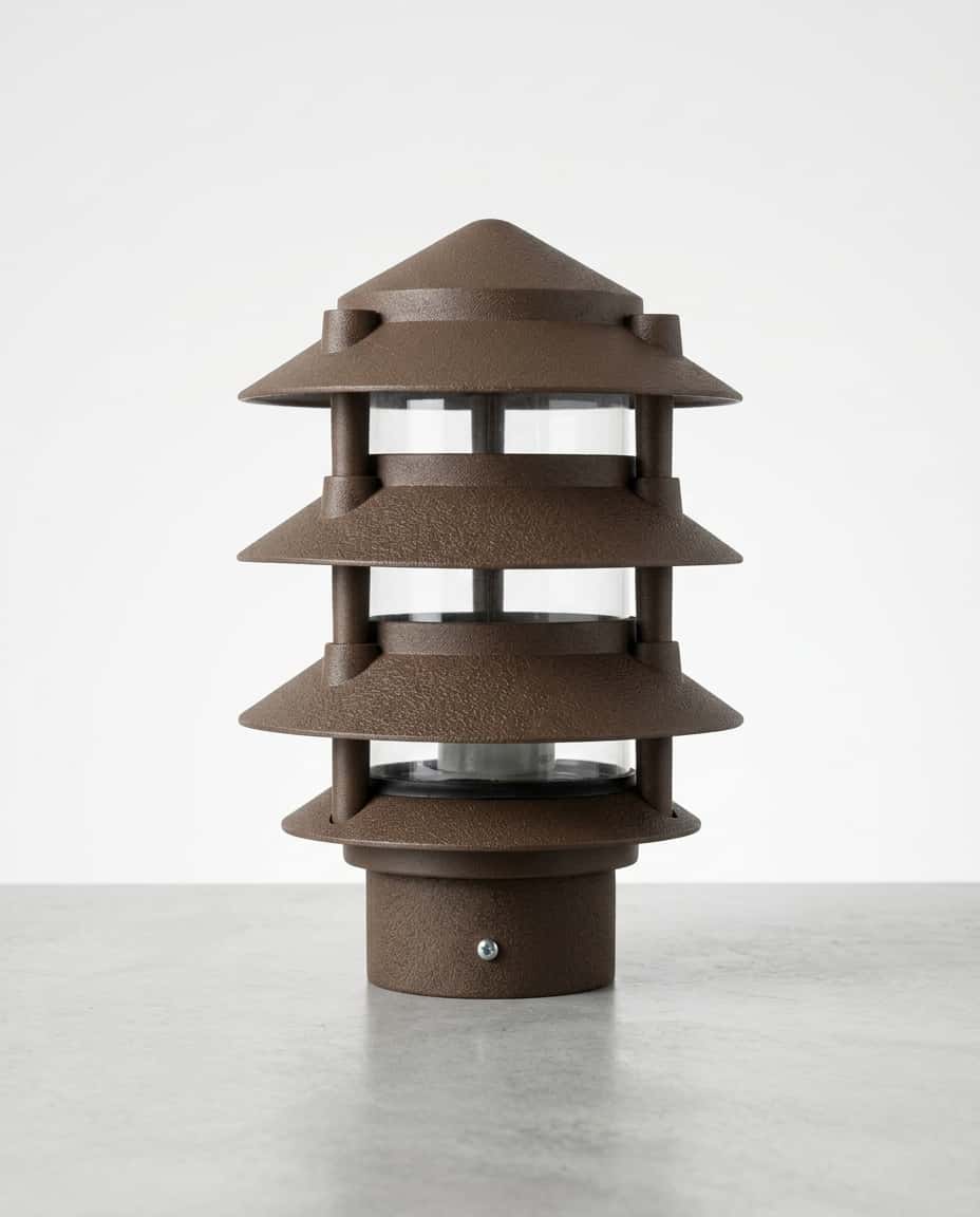 Projekt Supply Cast Aluminum Pagoda 4-Tier 3" Base 6" Top