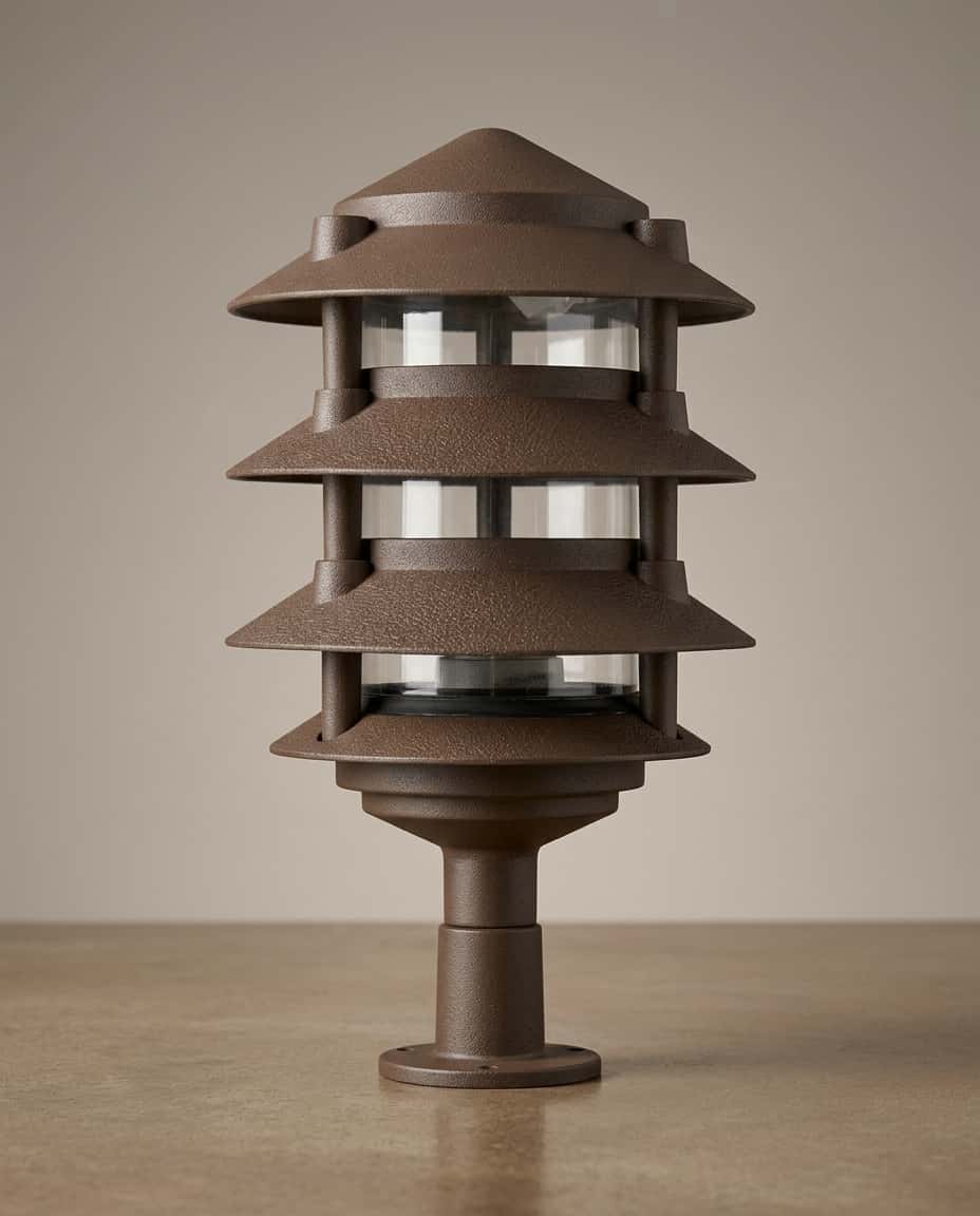 Projekt Supply Cast Aluminum Pagoda 4-Tier 1/2" Base 6" Top