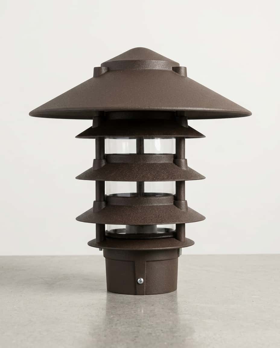 Projekt Supply Cast Aluminum Pagoda 5-Tier 3" Base 10" Top LED 6W