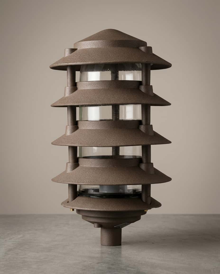 Projekt Supply Cast Aluminum Pagoda 5-Tier 3" Base 6" Top