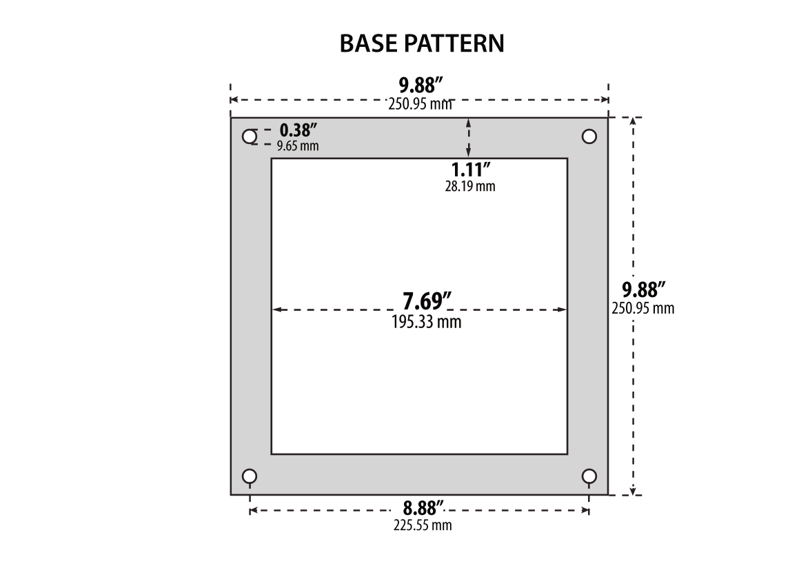 D170 mounting drawing