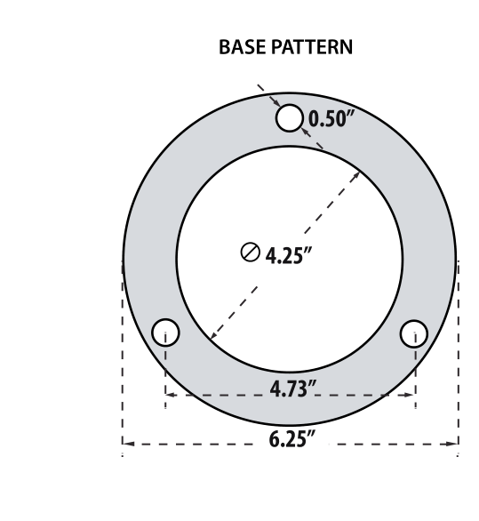 D3100 mounting drawing