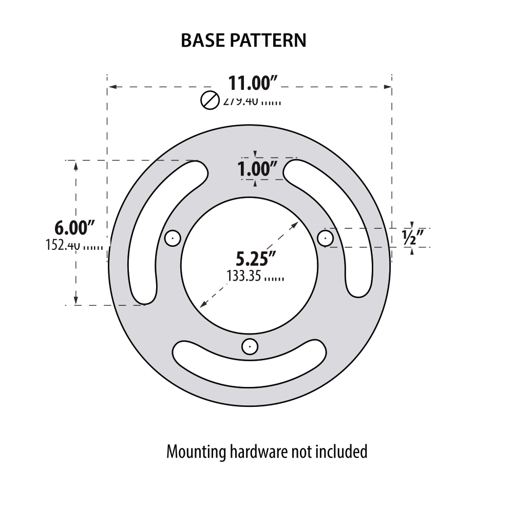 D500 mounting drawing